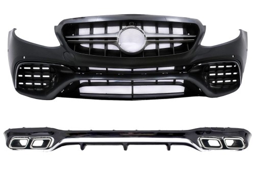 BODY KIT ZDERZAK PRZEDNI DYFUZOR MERCEDES E KLASA W213 (16-19) E63 AMG