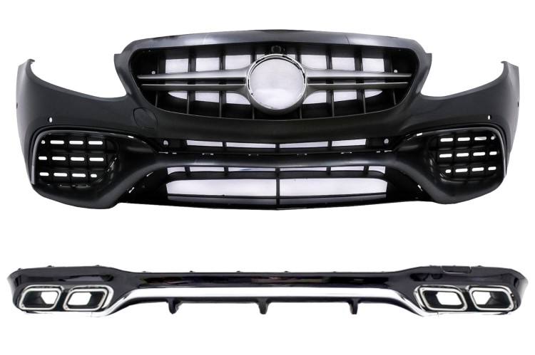 BODY KIT ZDERZAK PRZEDNI DYFUZOR MERCEDES E KLASA W213 (16-19) E63 AMG