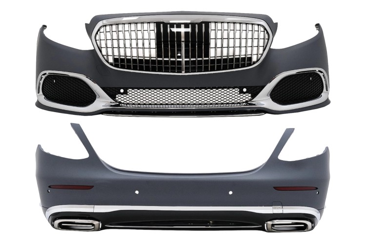 BODY KIT ZDERZAK PRZEDNI TYLNY MERCEDES E KLASA W213 (16-19) MAYBACH LOOK