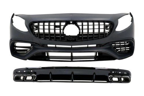BODY KIT ZDERZAK PRZEDNI DYFUZOR MERCEDES S KLASA COUPE C217 (15+) S63 AMG