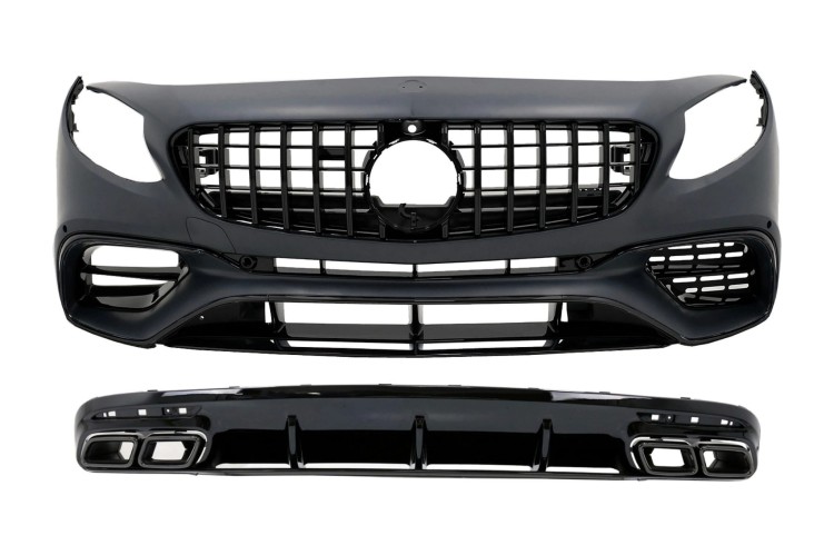 BODY KIT ZDERZAK PRZEDNI DYFUZOR MERCEDES S KLASA COUPE C217 (15+) S63 AMG