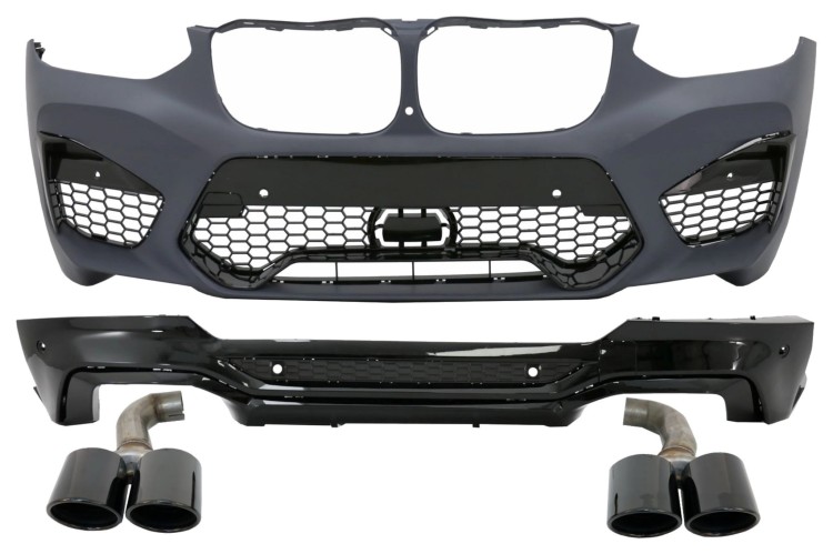 BODY KIT ZDERZAK PRZEDNI DYFUZOR BMW X4 SUV G02 (2018+) X4M DESIGN