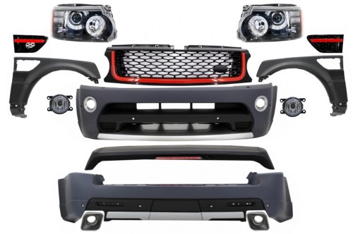 BODY KIT ZDERZAK LAMPY BŁOTNIKI RANGE ROVER SPORT L320 09-13 AUTOBIOGRAPHY