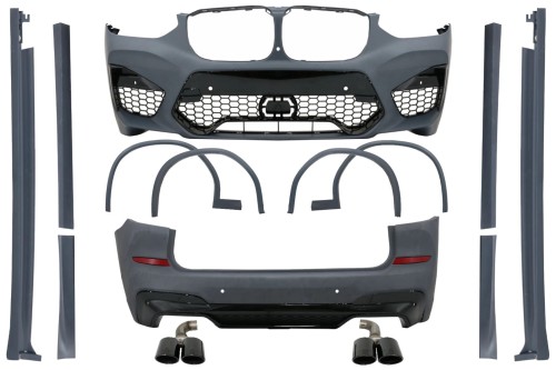 BODY KIT ZDERZAK PRZEDNI TYLNY POSZERZENIA BMW X3 G01 (2017+) X3M DESIGN