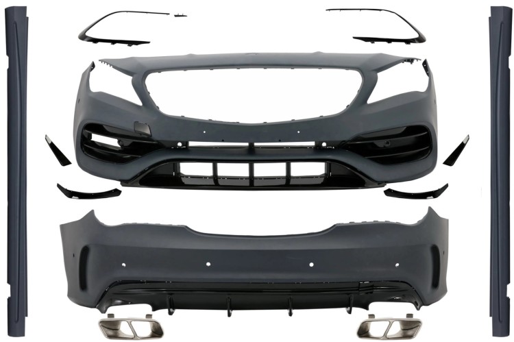 BODY KIT ZDERZAK PRZEDNI TYLNY MERCEDES CLA C117 W117 13-18 CLA 45 AMG LOOK