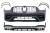 BODY KIT ZDERZAK DYFUZOR MERCEDES GLC SUV FACELIFT X253 20+ GLC63 AMG LOOK