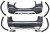 BODY KIT ZDERZAK PRZEDNI TYLNY MERCEDES GLS SUV X167 (19-23) MAYBACH DESIGN