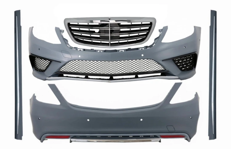 BODY KIT ZDERZAK PRZEDNI TYLNY GRILL MERCEDES S KLASA W222 13-17 S63 AMG