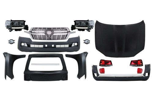 BODY KIT ZDERZAK MASKA LAMPY TOYOTA LAND CRUISER FJ200 (08-15) LC200 DESIGN