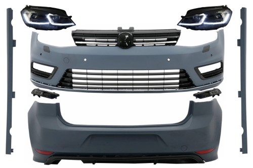 BODY KIT ZDERZAK PROGI LAMPY LED VW GOLF 7 VII (12-17) R-LINE DESIGN