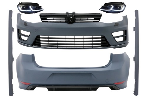 BODY KIT ZDERZAK LAMPY LED VW GOLF 7 VII (12-17) R LOOK FACELIFT DESIGN