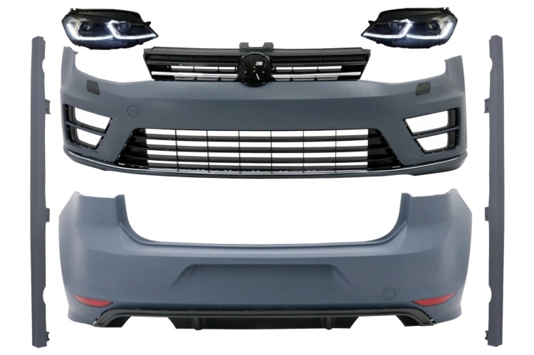 BODY KIT ZDERZAK LAMPY LED VW GOLF 7 VII (12-17) R LOOK FACELIFT DESIGN