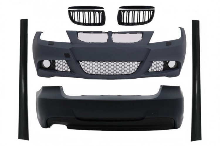 BODY KIT ZDERZAK PRZEDNI TYLNY GRILL BMW 3 SERII E90 (05-08) M PAKIET