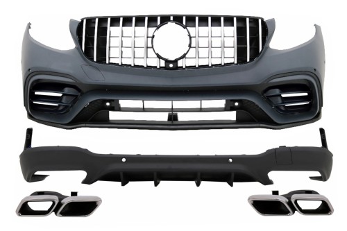 BODY KIT ZDERZAK PRZEDNI DYFUZOR MERCEDES GLC SUV X253 (15-19) GLC63 DESIGN