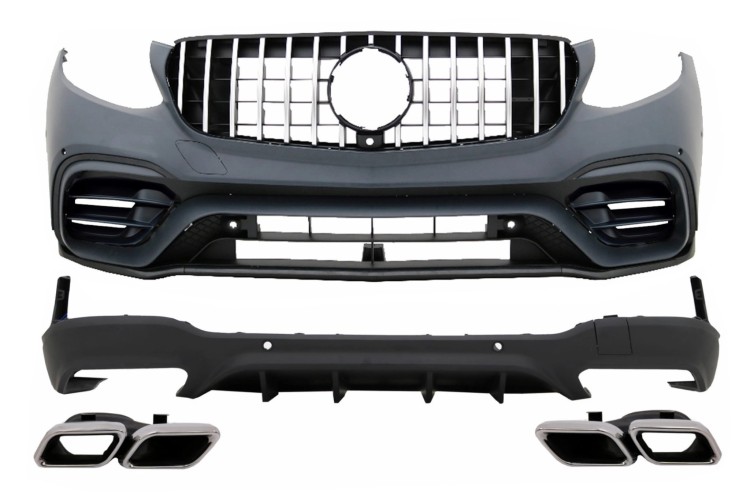 BODY KIT ZDERZAK PRZEDNI DYFUZOR MERCEDES GLC SUV X253 (15-19) GLC63 DESIGN