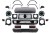 BODY KIT ZDERZAK KONWERSJA MERCEDES G KLASA W463 (12-17) NA G63 AMG 2024