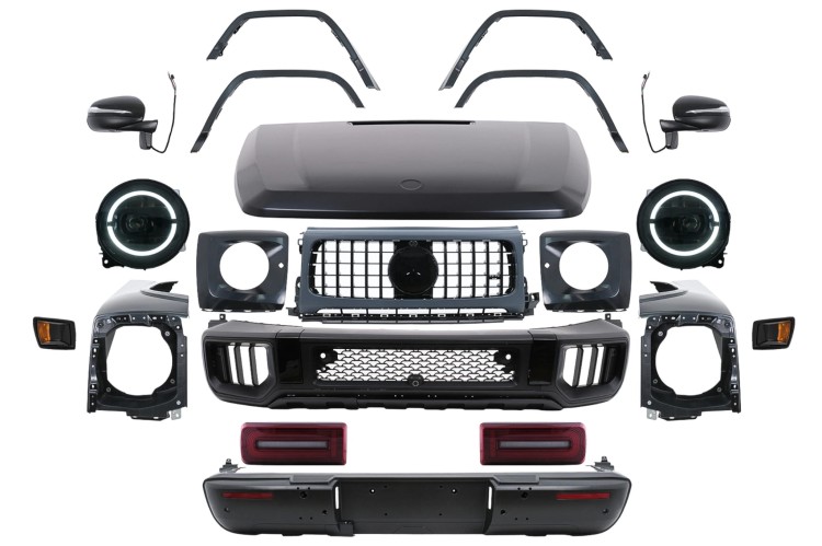 BODY KIT ZDERZAK KONWERSJA MERCEDES G KLASA W463 (12-17) NA G63 AMG 2024