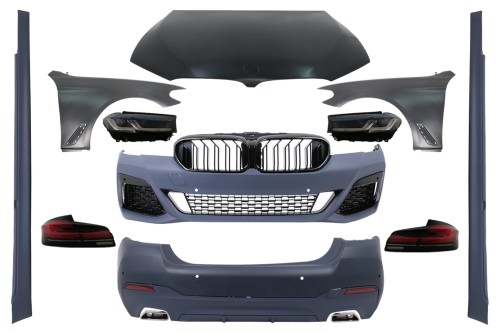 BODY KIT ZDERZAK PRZEDNI TYLNY MASKA BŁOTNIKI BMW 5 SERII F10 (M5 G30) LOOK
