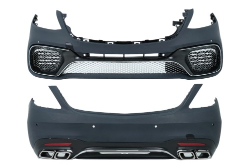BODY KIT ZDERZAK PRZEDNI TYLNY MERCEDES S KLASA W222 FACELIFT S65 DESIGN