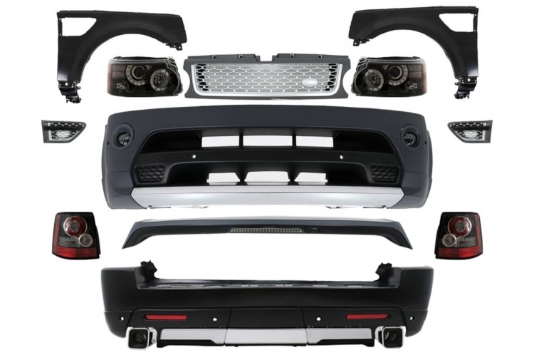 BODY KIT ZDERZAK BŁOTNIKI LAMPY RANGE ROVER SPORT L320 10-13 AUTOBIOGRAPHY