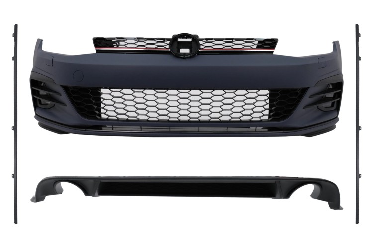 BODY KIT ZDERZAK PRZEDNI DYFUZOR VW GOLF 7.5 FACELIFT HATCHBACK (17-20) GTI