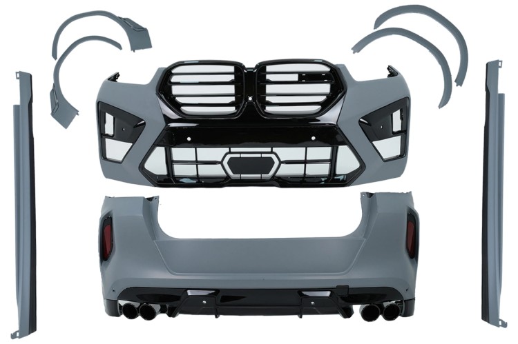 BODY KIT ZDERZAK PRZEDNI TYLNY POSZERZENIA BMW X6 G06 (19-26) X6M DESIGN