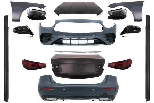 BODY KIT ZDERZAK PRZEDNI TYLNY LAMPY MERCEDES E KLASA W212 (09-12) NA W213