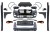 BODY KIT ZDERZAK PRZEDNI TYLNY BMW X5 E70 (07-13) KONWERSJA NA X5M F95