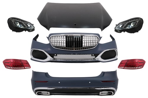 BODY KIT ZDERZAK PRZEDNI TYLNY MERCEDES E KLASA W212 (09-12) W213 MAYBACH