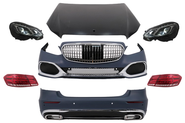 BODY KIT ZDERZAK PRZEDNI TYLNY MERCEDES E KLASA W212 (09-12) W213 MAYBACH
