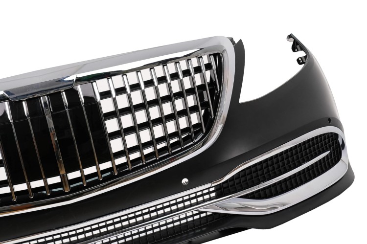 BODY KIT ZDERZAK MASKA LAMPY KLAPA MERCEDES S KLASA W221 (05-13) W222 LOOK