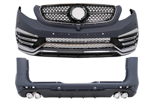 BODY KIT ZDERZAK PRZEDNI TYLNY MERCEDES V KLASA W447 (14-19) EXCLUSIVE