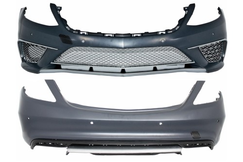 BODY KIT ZDERZAK PRZEDNI TYLNY MERCEDES S KLASA W222 (13-17) S65 AMG LOOK