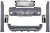 BODY KIT ZDERZAK PRZEDNI GRILL RANGE ROVER VOGUE L322 (02-12) AUTOBIOGRAPHY