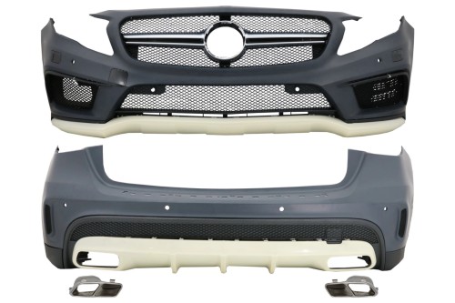 BODY KIT ZDERZAK PRZEDNI TYLNY MERCEDES GLA X156 (14-16) GLA 45 AMG DESIGN