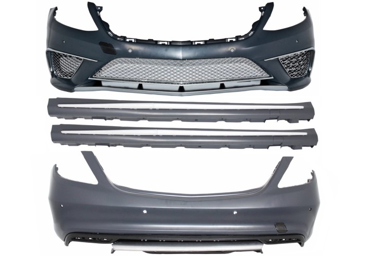 BODY KIT ZDERZAK PRZEDNI TYLNY PROGI MERCEDES S KLASA W222 13-17 S65 DESIGN