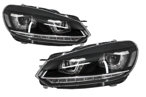 REFLEKTORY LAMPY PRZEDNIE LAMPY TYLNE LED VW GOLF 6 VI 08-13 R20 U-DESIGN