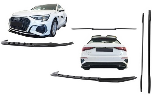 DOKŁADKA ZDERZAKA PRZEDNIA TYLNA AERO AUDI A3 8Y (20-24) S-LINE