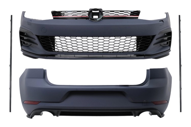 BODY KIT ZDERZAK PRZEDNI TYLNY VW GOLF 7 VII (3-17 KONWERSJA 7.5 GTI DESIGN
