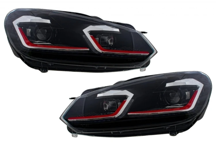 REFLEKTORY LAMPY PRZEDNIE LAMPY TYLNE LED VW GOLF 6 VI 08-13 G7.5 GTI LOOK