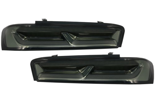 LAMY TYLNE LED CHEVROLET CAMARO SMOKE (15-18) DYNAMICZNY KIERUNKOWSKAZ