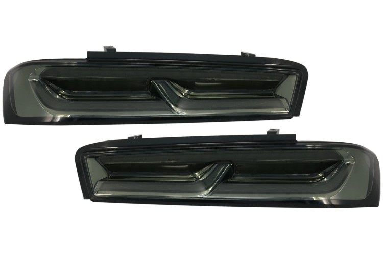 LAMY TYLNE LED CHEVROLET CAMARO SMOKE (15-18) DYNAMICZNY KIERUNKOWSKAZ