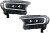 REFLEKTORY LAMPY PRZEDNIE FORD RANGER RAPTOR 15-20 CZARNA OBUDOWA