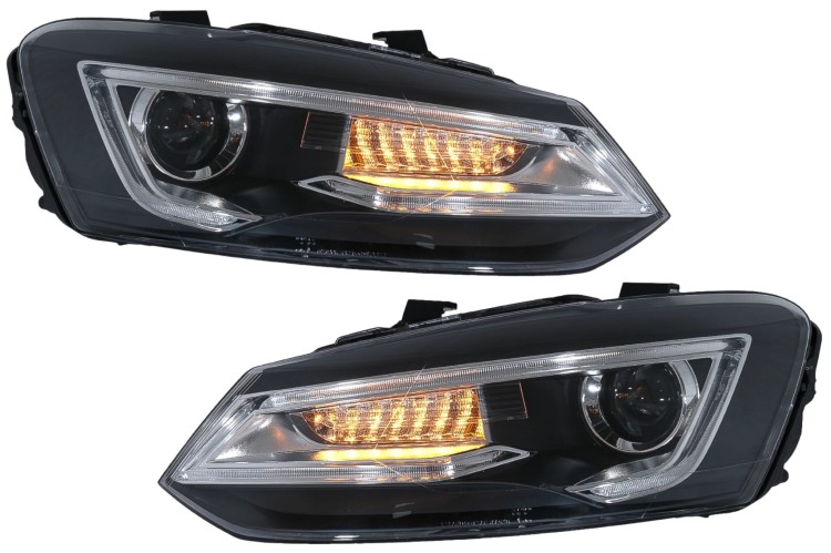 REFLEKTORY LAMPY PRZEDNIE VW POLO MK5 6R 6C 61 11-17