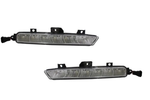 ŚWIATŁA DO JAZDY DZIENNEJ LED MERCEDES E KLASA W212 09-13 ZDERZAK 63 AMG