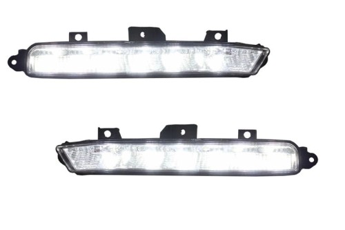 ŚWIATŁA DO JAZDY DZIENNEJ LED MERCEDES E KLASA W212 09-13 ZDERZAK 63 AMG