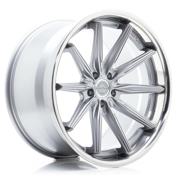CONCAVER CVR8 19X10 ET15-44 BLANK BRUSHED TITANIUM