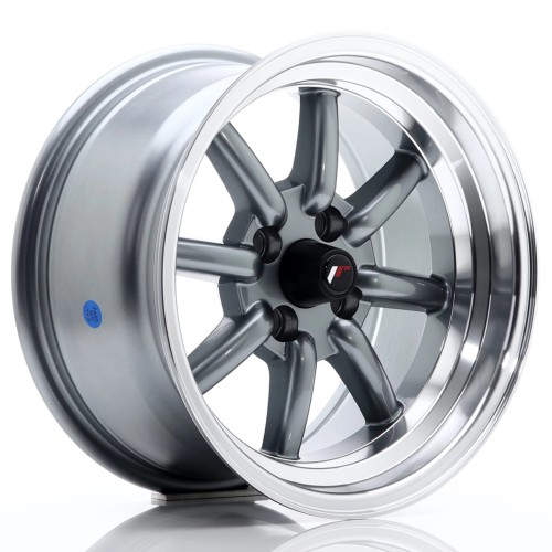 JR WHEELS JR19 15X8 ET0 4X100 GUN METAL