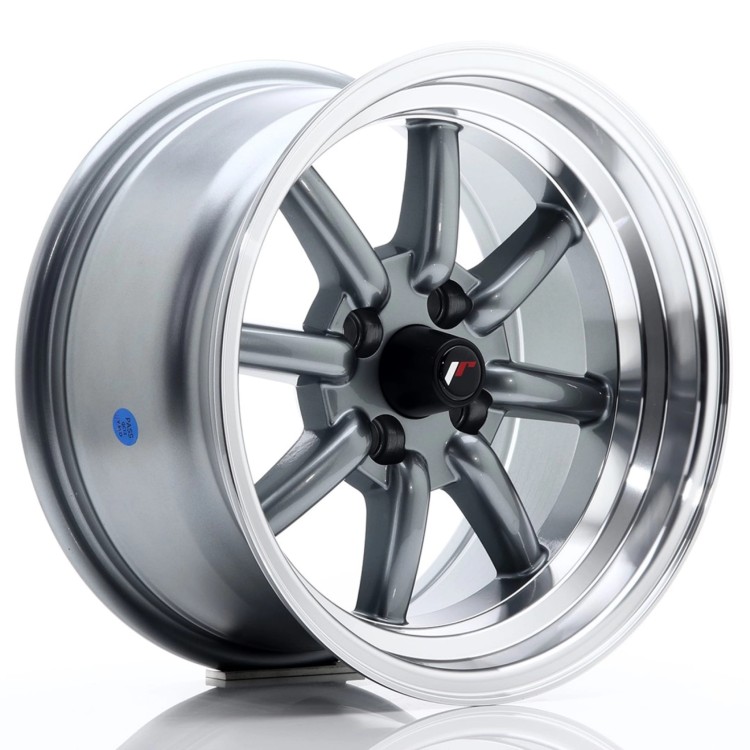 JR WHEELS JR19 15X8 ET0 4X100 GUN METAL