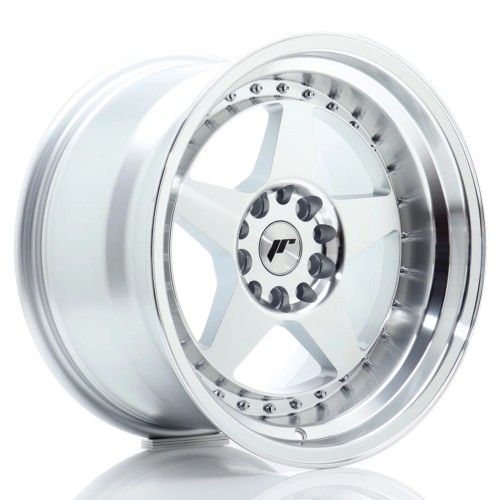 JR WHEELS JR6 17X10 ET20 5X114/120 SILVER MACHINED FACE